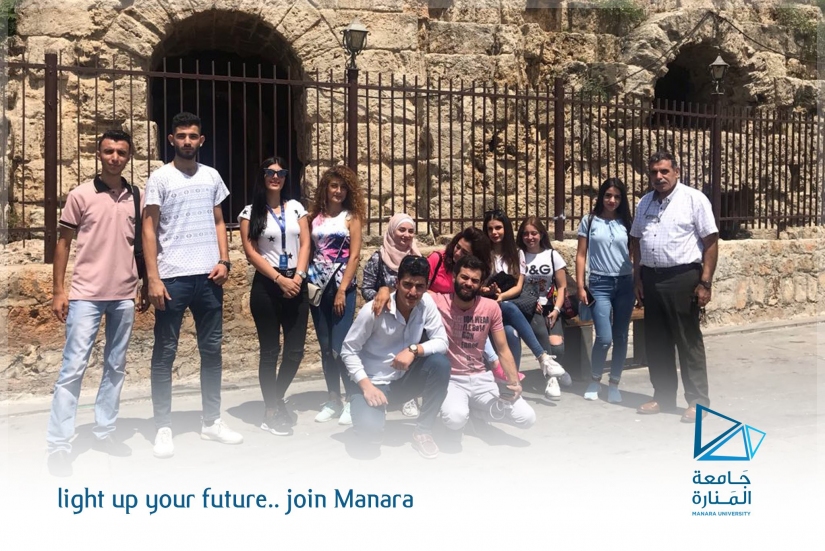 Students of the College of Architecture visiting the city of Jableh